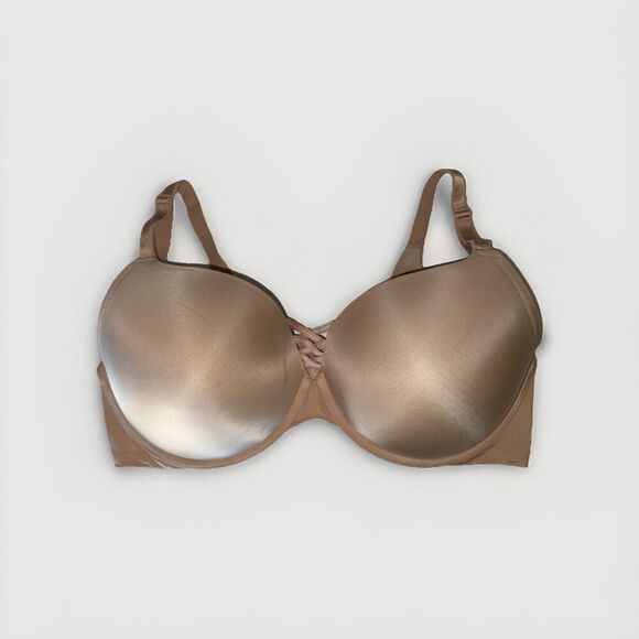 Torrid Curve Underwire Bra 44DDD Nude Beige Plunge Push-Up Convertible Strap - Picture 10 of 16
